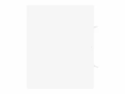 Clearance Prolenta Premium - Armario para lavabo madera contrachapada blanco 80x38,5x48 cm Estantería Sobre Inodoro