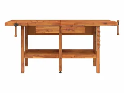 Garden Furniture Prolenta Premium - Banco de trabajo cajones y tornillos banco madera 192x62x83 cm
