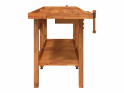 Garden Furniture Prolenta Premium - Banco de trabajo cajones y tornillos banco madera 192x62x83 cm