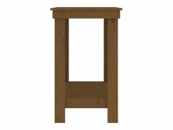 Garden Furniture Prolenta Premium - Banco de trabajo madera maciza de pino marrón miel 80x50x80 cm Marru00f3n
