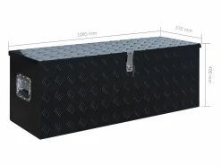 Clearance Prolenta Premium - Caja de aluminio 1085x370x400 mm negra Garaje