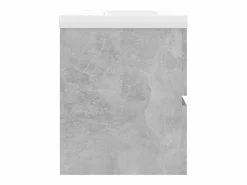 Best Prolenta Premium - Mueble con lavabo madera de ingeniería gris hormigón Estantería Sobre Inodoro