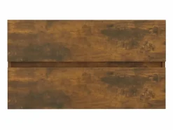 Discount Prolenta Premium - Mueble lavabo madera contrachapada roble ahumado 80x38,5x45cm Estantería Sobre Inodoro
