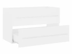 Discount Prolenta Premium - Mueble con lavabo madera de ingeniería blanco Estantería Sobre Inodoro