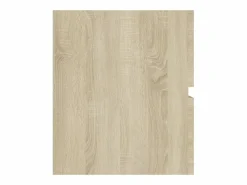 Hot Garden Furniture Prolenta Premium - Mueble lavabo madera contrachapada roble Sonoma 100x38,5x45 cm Multicolor