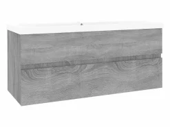 Clearance Garden Furniture Prolenta Premium - Mueble de baño con lavabo madera contrachapada gris Sonoma Multicolor