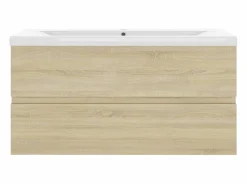 New Garden Furniture Prolenta Premium - Mueble con lavabo madera de ingeniería roble Sonoma Multicolor