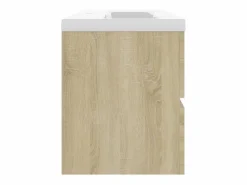 New Garden Furniture Prolenta Premium - Mueble con lavabo madera de ingeniería roble Sonoma Multicolor