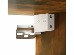 Garden Furniture Prolenta Premium - Mueble de baño con lavabo madera contrachapada roble ahumado