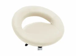 Garden Furniture Prolenta Premium - Silla de trabajo con ruedas cuero sintético