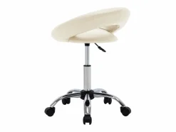 Garden Furniture Prolenta Premium - Silla de trabajo con ruedas cuero sintético