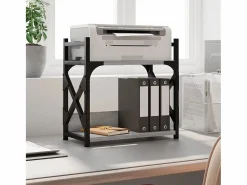 Sale Prolenta Premium - Soporte de impresora 2 niveles Sonoma 40x20x40 cm Gris