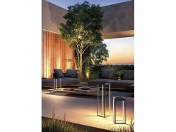 Outlet Pronto farola solar antracita 2,2w led bateria IP54 h. 32,5 cm Energía Solar