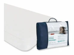 Prot Colchón Dermis Indiv Transp Impermeable Antiácaros 135x180/190 cm Protector De Colchón