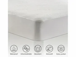 PIKOLIN Protector Colchón Hotel 105x196cm| HOME| Extra suave| 32cm