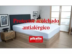 PIKOLIN Protector de colchón 105x196cm| HOME| 100% Algodón| Hasta 32cm