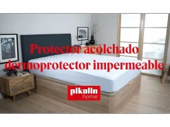 Best PIKOLIN Protector de colchón 160x196cm| HOME| Aloe Vera| Hasta 32cm Blanco
