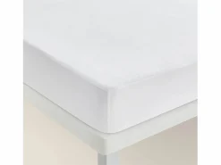 Sale PIKOLIN Protector de colchón 150x196cm| HOME| Algodón Rizo| 32cm Blanco