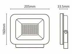 Proyector LED 9-30V 50W 4500lm 4000K