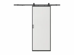 Best Puerta corredera - aluminio - vidrio templado esmerilado Alt. 205 x Ancho 63 cm - LINCI II Puerta Corredera