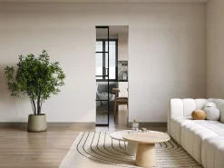 Puerta corredera - vidrio templado - Alt. 205 x Ancho 83 cm - WILDEN II Puerta Corredera