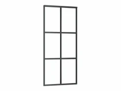 Sale Puerta corredera con herrajes ESG vidrio y aluminio 90x205 cm Puerta Corredera