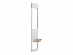 Puerta Corredera de Cristal para Perros SucceBuy, Altura Ajustable de 1927 a 2049 mm, L