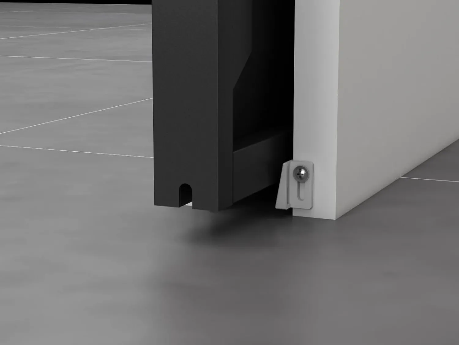 Best Puerta corredera doble empotrada vidrio templado 2 x Alt. 205 x Ancho 63 cm, ARTISTO II Puerta Corredera