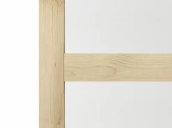 Hot Puerta corredera doble sistema de empotrado 3 ventanas 2 x L73 cm Vidrio templado ACOSTA II Puerta Corredera
