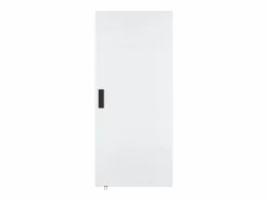 Vente-unique Puerta corredera invisible de madera y MDF - 93 x 210 cm - - SOMIRI Blanco
