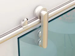 Hot Puerta corredera sistema aplique cristal templado CLEAVER Puerta Corredera