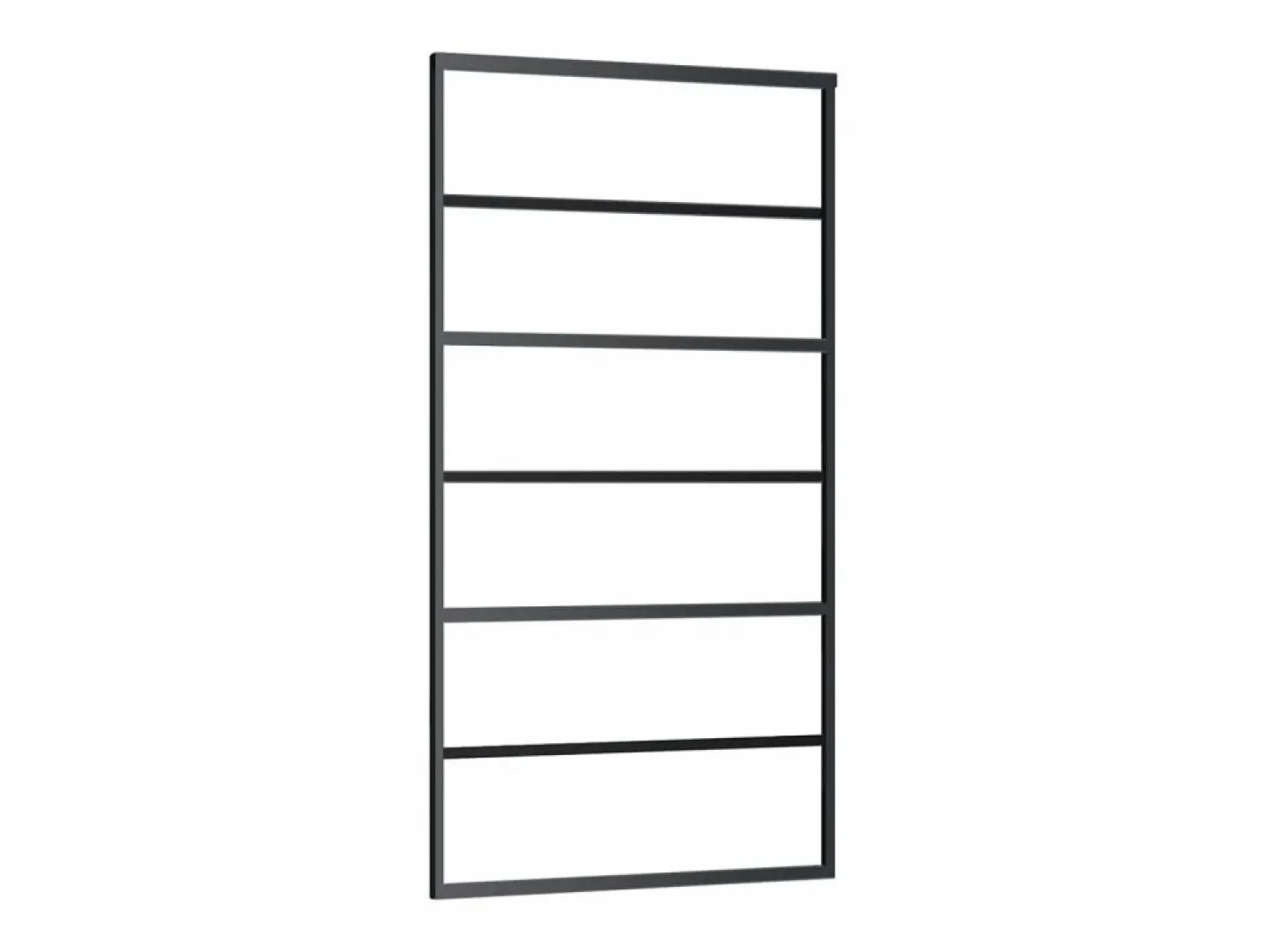 Puerta corredera y herrajes Cristal y Aluminio 102x205cm