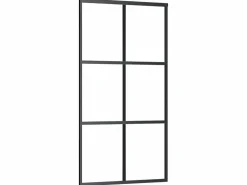 Puerta corredera y herrajes Cristal y Aluminio 102x205cm