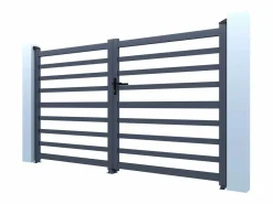 Habitat et jardin Puerta de aluminio calada 