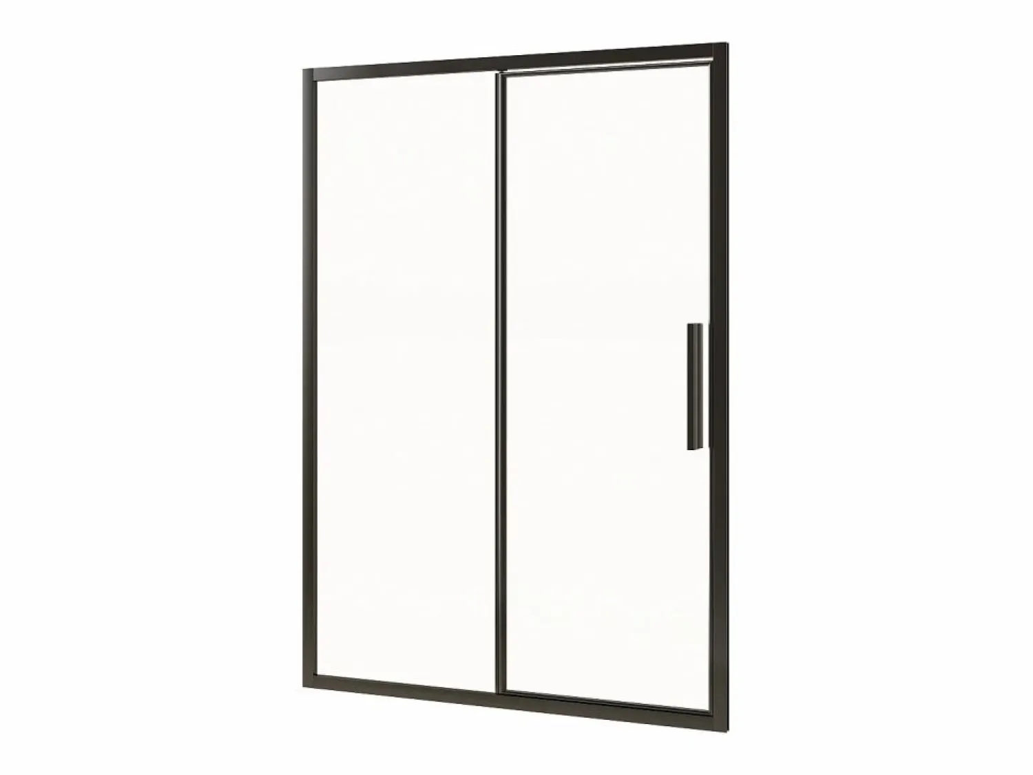 Shower & Design Puerta de ducha corredera mate estilo industrial - 140 x 195 cm - TORONI