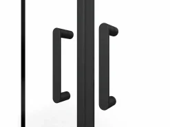 Shower & Design Puerta de ducha corredera doble de metal - Antical - 140 x 195 cm - BAVIODA
