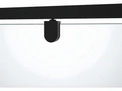 Shower & Design Puerta de ducha pivotante mate estilo industrial, cristal templado, 80 x 195 cm TAMRI