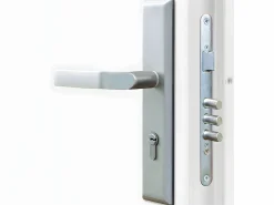 Sale Puerta de entrada de acero con detalles en acero inoxidable, Al. 207 x An. 100 cm, antracita, apertura a la derecha, TIFANA Puerta De Entrada