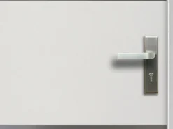New Vente-unique Puerta de entrada de acero y inox Alt. 207 x Ancho 100 cm abre a la izquierda NAXARA Blanco
