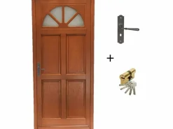 GD Menuiseries Puerta de entrada 'Ferji' 215X90 Derecha Con Manilla Y Cerradura sin manilla