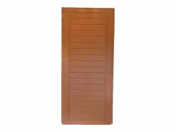 Online GD Menuiseries Puerta de entrada Laura 1' 215X90 Empujar a la derecha (Dimensiones de la tabla) sin manilla Marru00f3n