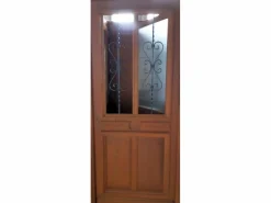 GD Menuiseries Puerta de Entrada Modelo 'Mathis' 200X80 Empujando a la Derecha (Dimensiones de la Mesa) sin manilla