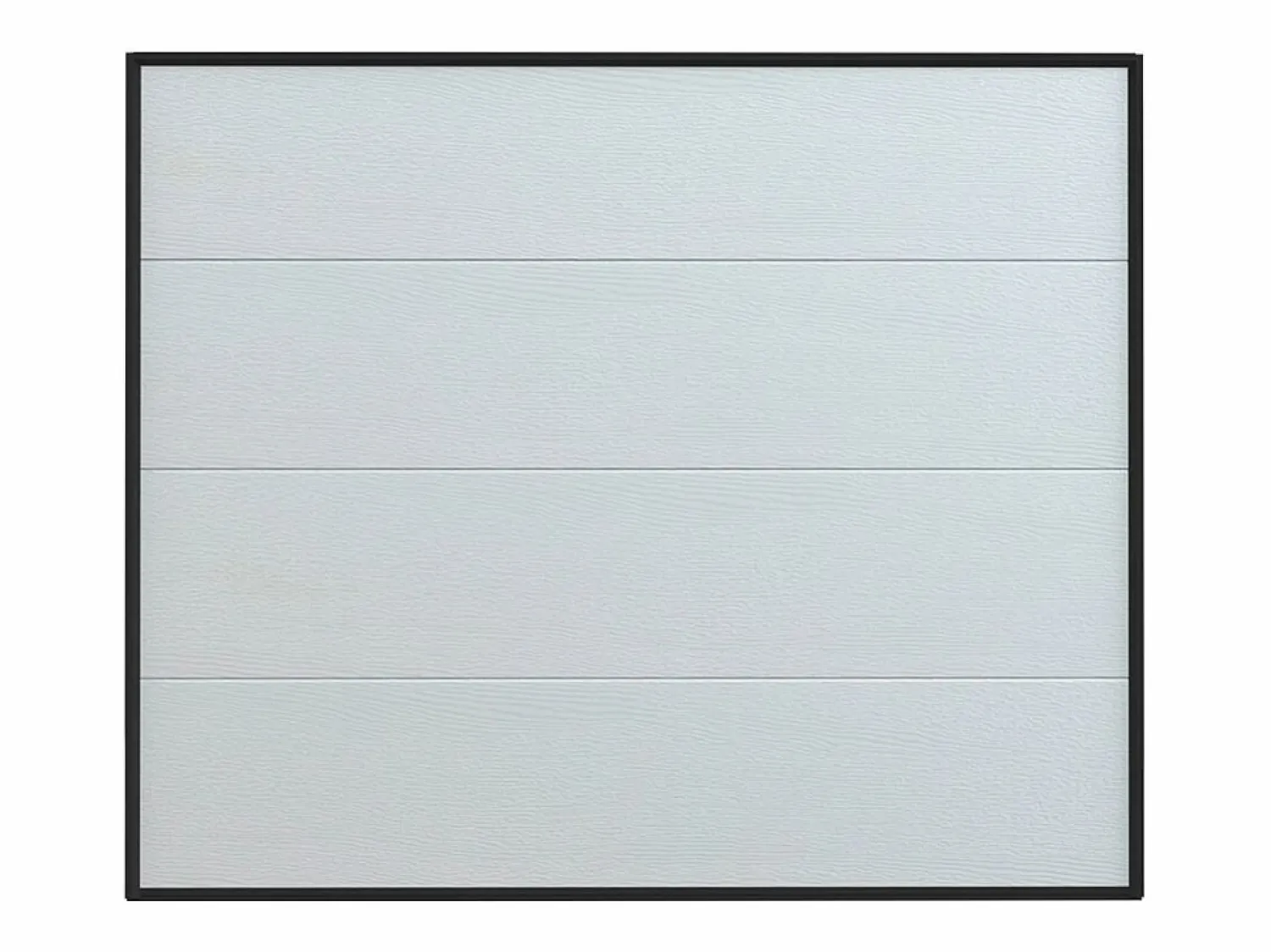 Outlet Somfy Puerta de garaje seccional con motor efecto madera blanca PRIETA Blanco