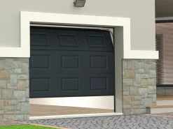 Somfy Puerta de garaje seccional con motor antracita CAOPAS