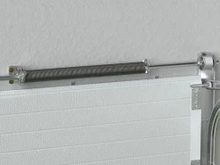 Outlet Vente-unique Puerta de garaje seccional motorizada con ventanas CAOPAS Blanco