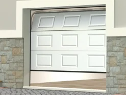 Somfy Puerta de garaje seccional con motor con ventanas CAOPAS