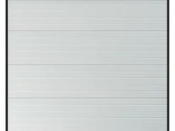 Outlet Somfy Puerta de garaje seccional con motor efecto ranurado NORIA Blanco