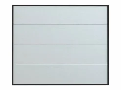 Discount Vente-unique Puerta de garaje seccional motorizada efecto madera blanca PRIETA Blanco