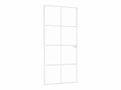 Puerta de interior vidrio templado y aluminio 93x201,5cm ES627876