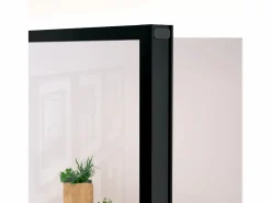 New Puerta de interior vidrio templado y aluminio 93x201,5 cm ES154585 Puerta Con Marco